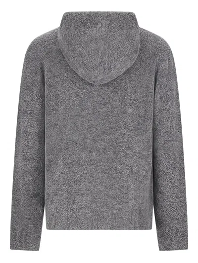 拉绒效果连帽衫