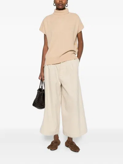A Tentative Atelier Virgin Wool-blend Trousers In White