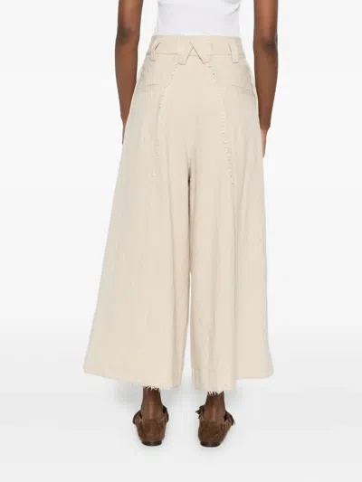 A Tentative Atelier Virgin Wool-blend Trousers In White