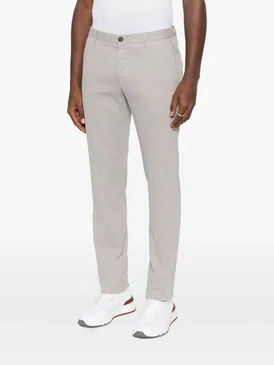 Incotex Elasticated-waist Trousers In Neutral