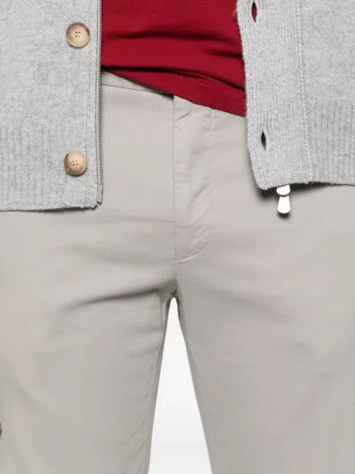 Incotex Elasticated-waist Trousers In Neutral