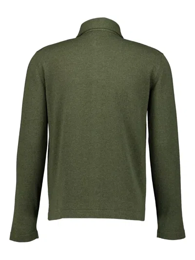 Piacenza Cashmere Button-up Pocket Shirt In Green