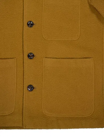 Piacenza Cashmere Button-up Cashmere Shirt Jacket In Brown