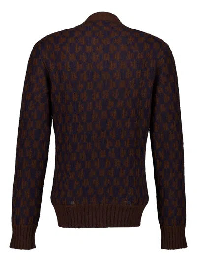 Piacenza Cashmere Button-up V-neck Cashmere Cardigan In Multi