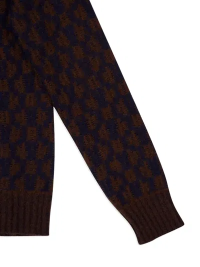 Piacenza Cashmere Button-up V-neck Cashmere Cardigan In Multi