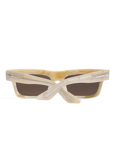 Khaite Rectangle-frame Sunglasses In Neutral