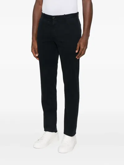 Incotex Elasticated-waist Trousers In Blue