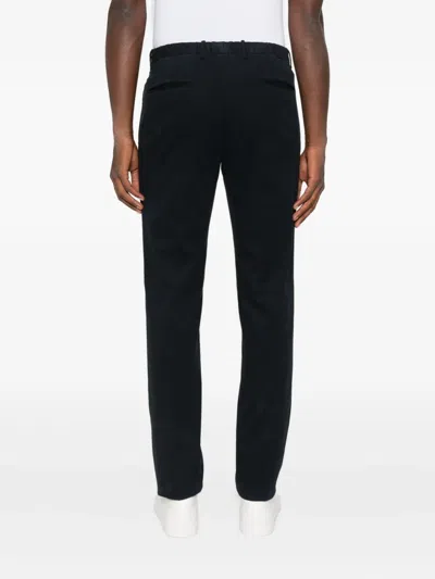 Incotex Elasticated-waist Trousers In Blue