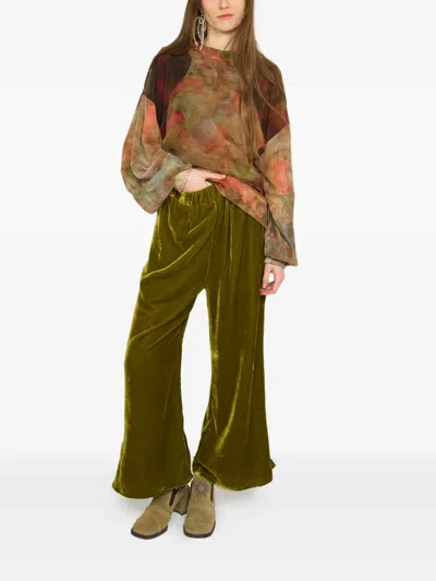 Anntian Tie-dye Pullover In Brown