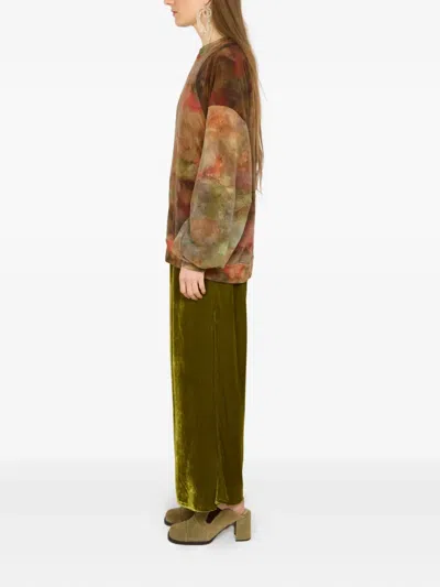 Anntian Tie-dye Pullover In Brown