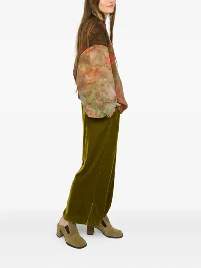 Anntian Tie-dye Pullover In Brown