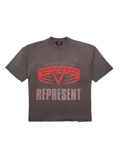 Represent Living Legacy Graphic T-shirt In Gray