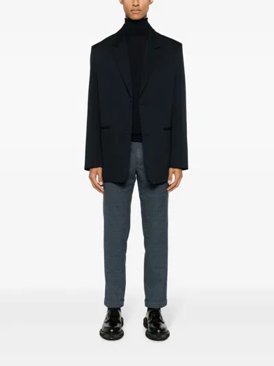 Piacenza Cashmere Fine-knit Wool Jumper In Blue