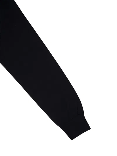 Piacenza Cashmere Crew-neck Wool Sweater In Black