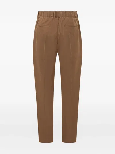 Studio Nicholson Elasticated-drawcord Trousers In Brown