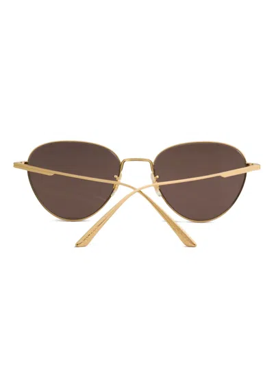 Khaite Triangular-frame Sunglasses In Brown