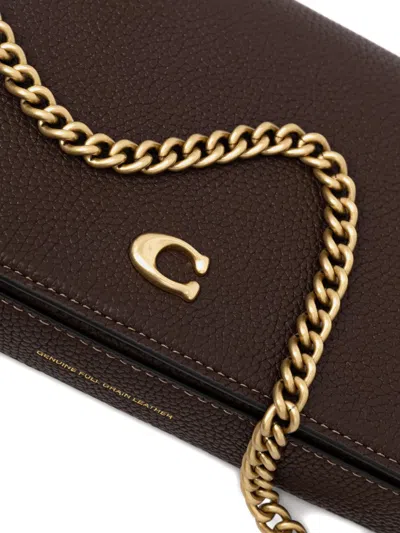 Coach Mila Cross Body Bag In Brown