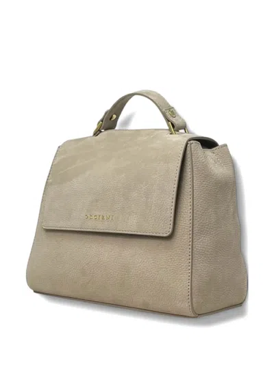 Orciani Top Handle Sveva S Nabucco Shoulder Bag In Neutral