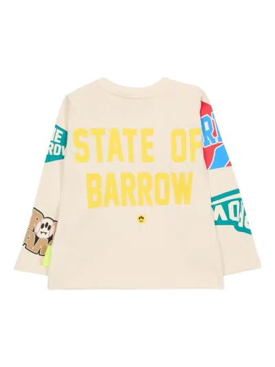 Barrow Long-sleeve Graphic T-shirt In Multi