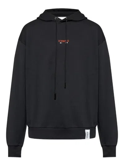 图案印花抽绳连帽衫