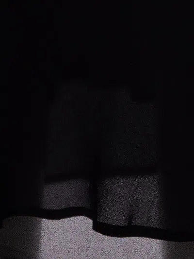 Marella Gonna Midi In Georgette Nera In Black