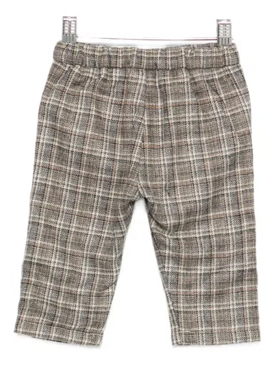 Tartine Et Chocolat Check-pattern Trousers In Multi