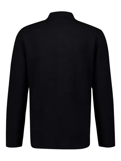 Piacenza Cashmere Button-up Pocket Jacket In Black