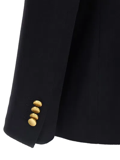 Tagliatore Double-breasted Tailored Blazer In Blue