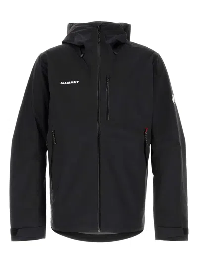 Mammut Alto Guide Hs Hooded Jacket In Black