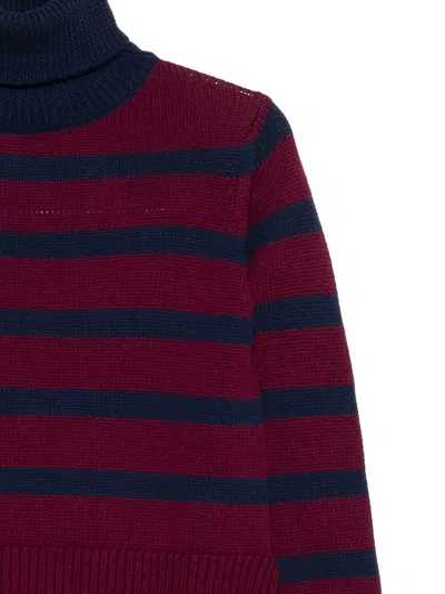 Merci Striped Roll-neck Sweater In Multi