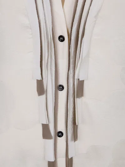 Ibrigu Kimono Shirt With Ruffles In Neutral