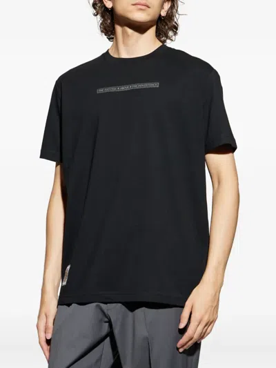 Iceberg Round-neck Patchwork T-shirt In Blue