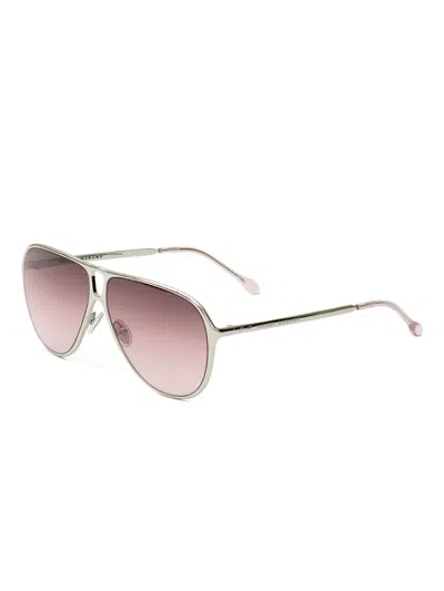 Isabel Marant Metal-frame Sunglasses In Silver