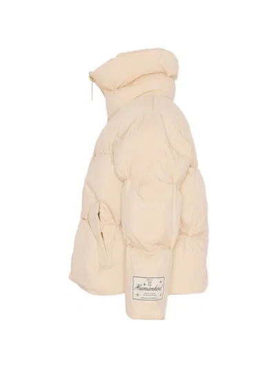 Molo Quilted Funnel Jacket In Pink