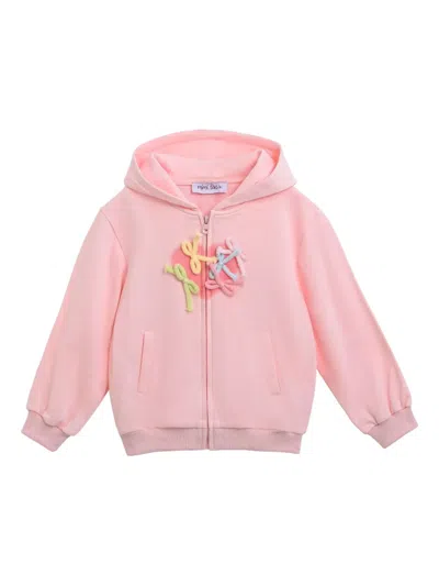 Mimi Tutu Appliqué Hooded Tracksuit In Pink