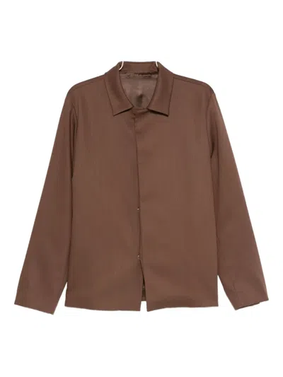 Costumein Long-sleeved Shirt In Brown