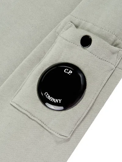 C.p. Company Boys Logo Sweatshirt In Gray