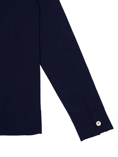 Piacenza Cashmere Ribbed-knit Cardigan In Blue
