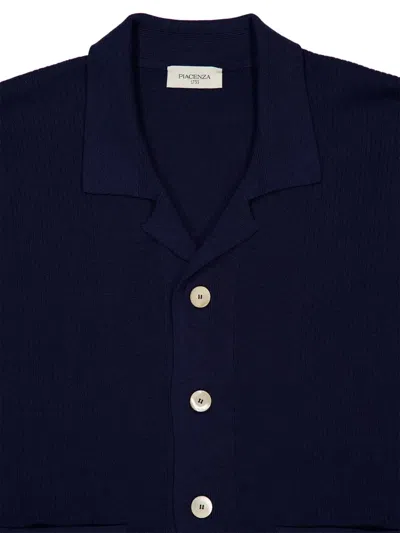 Piacenza Cashmere Ribbed-knit Cardigan In Blue