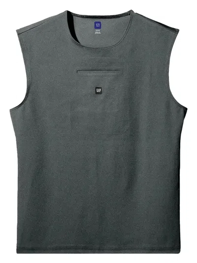 Yeezy Gap Engineered By Balenciaga Sleeveless Second-skin Top In Green