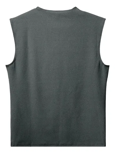 Yeezy Gap Engineered By Balenciaga Sleeveless Second-skin Top In Green