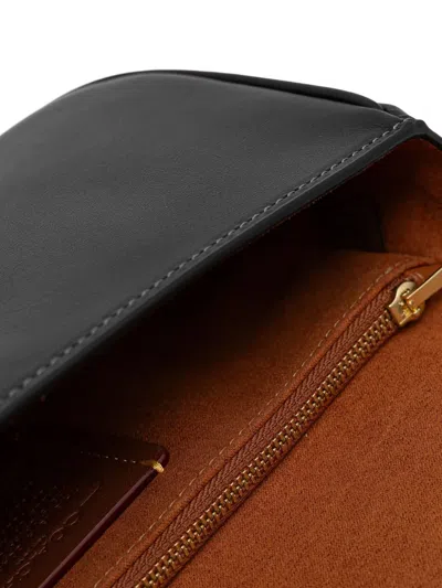 Coach Brook Flap Chain Bag In Black