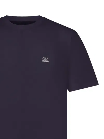 C.p. Company Logo-print Short-sleeve T-shirt In Black
