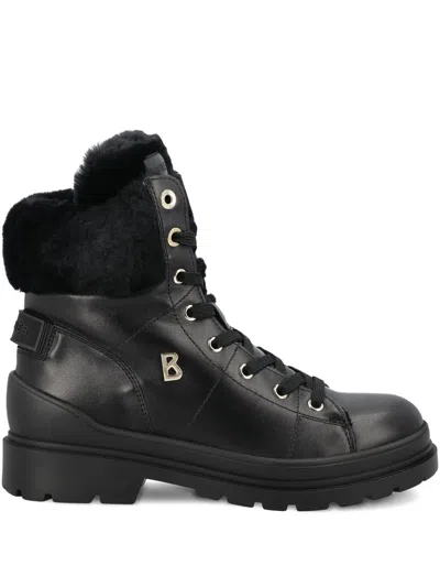 Bogner St. Moritz Leather Boots In Black