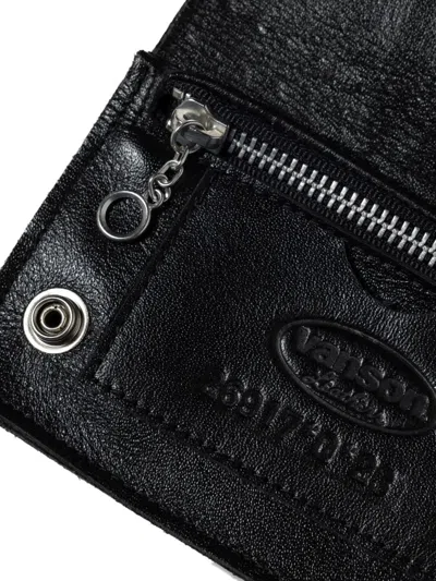 Awake Ny Vanson Bones Chain Wallet In Black