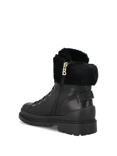 Bogner St. Moritz Leather Boots In Black