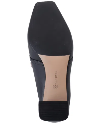 Giani Bernini Women's Danyell Snip Toe Block Heel Mules, Created For Macy's In Black