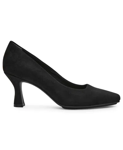 Anne Klein Women's Prima Flared Heel Pumps In Black