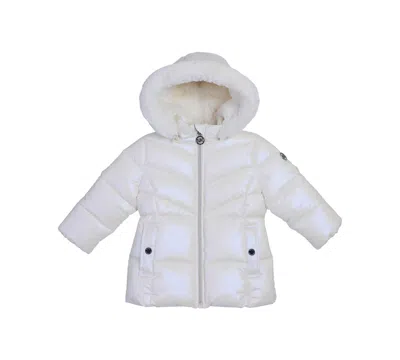 Michael Kors Baby Girls Stadium Novelty Jacket In White