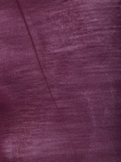 Mrz Basic Round Neck Sweater Clothing In Purple